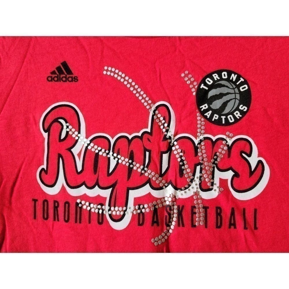 Adidas Girls Large Toronto Raptors T Shirt
